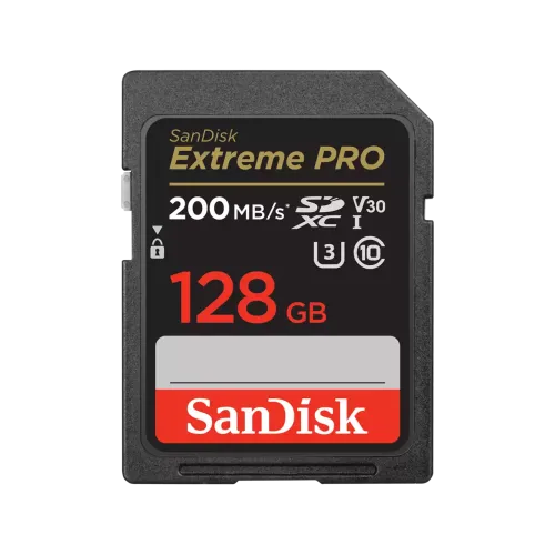 SanDisk Extreme PRO 128GB SDHC/SDXC UHS-I Card 200MB/s-SDSDXXD-128G-GN4IN