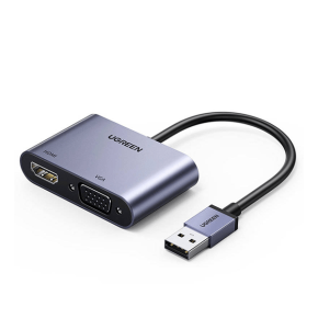 UGREEN USB 3.0 to HDMI+VGA Converter-CM449(UG-20518)