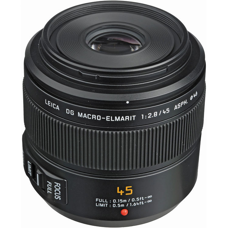PANASONIC LEICA DG MACRO-ELMARIT ASPH 45MM F2.8 LENS