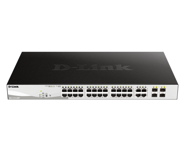 D-Link DGS-1210-28MP 28-Port Gigabit Smart Managed PoE Switch