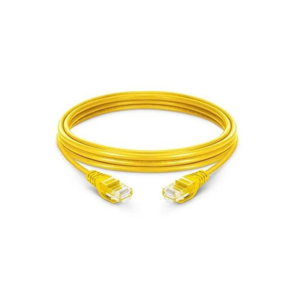 D-Link Cat6A 10G 3M UTP Patch Cord Yellow NCB-6AUYELR1-3