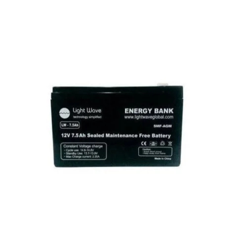 Lightwave LW-7AH 12V 7.5Ah UPS Battery