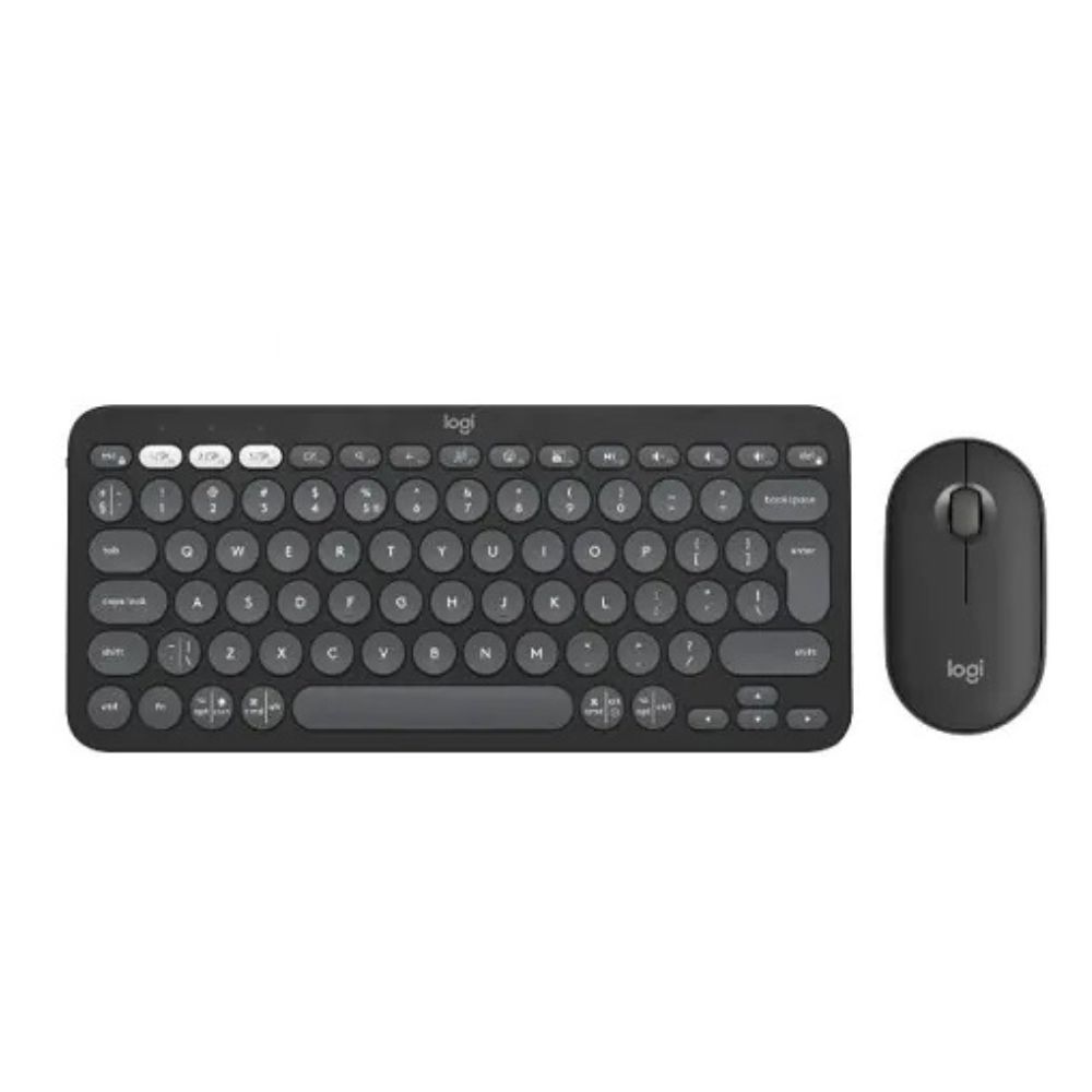 Logitech Pebble 2 Bluetooth graphite Keyboard and Mouse Combo - 920-012239