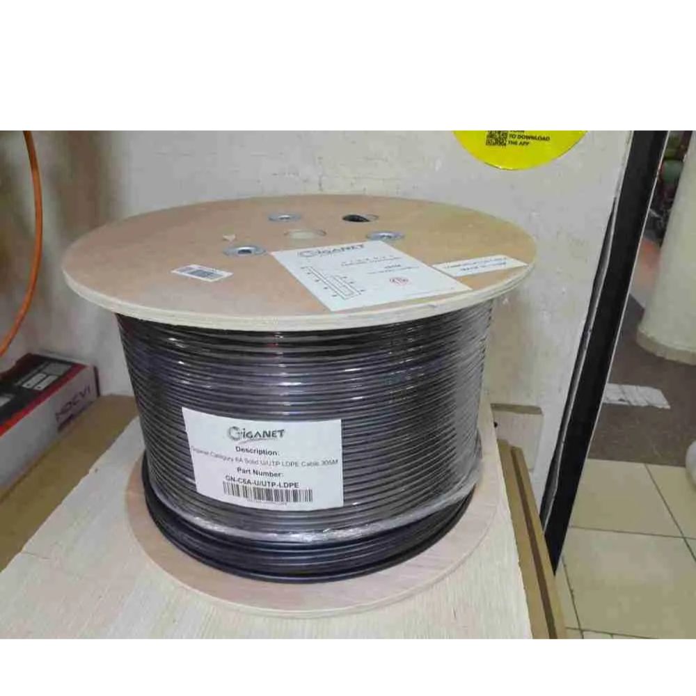 Giganet Category 6A Solid U/UTP Outdoor LDPE Ethernet Cable