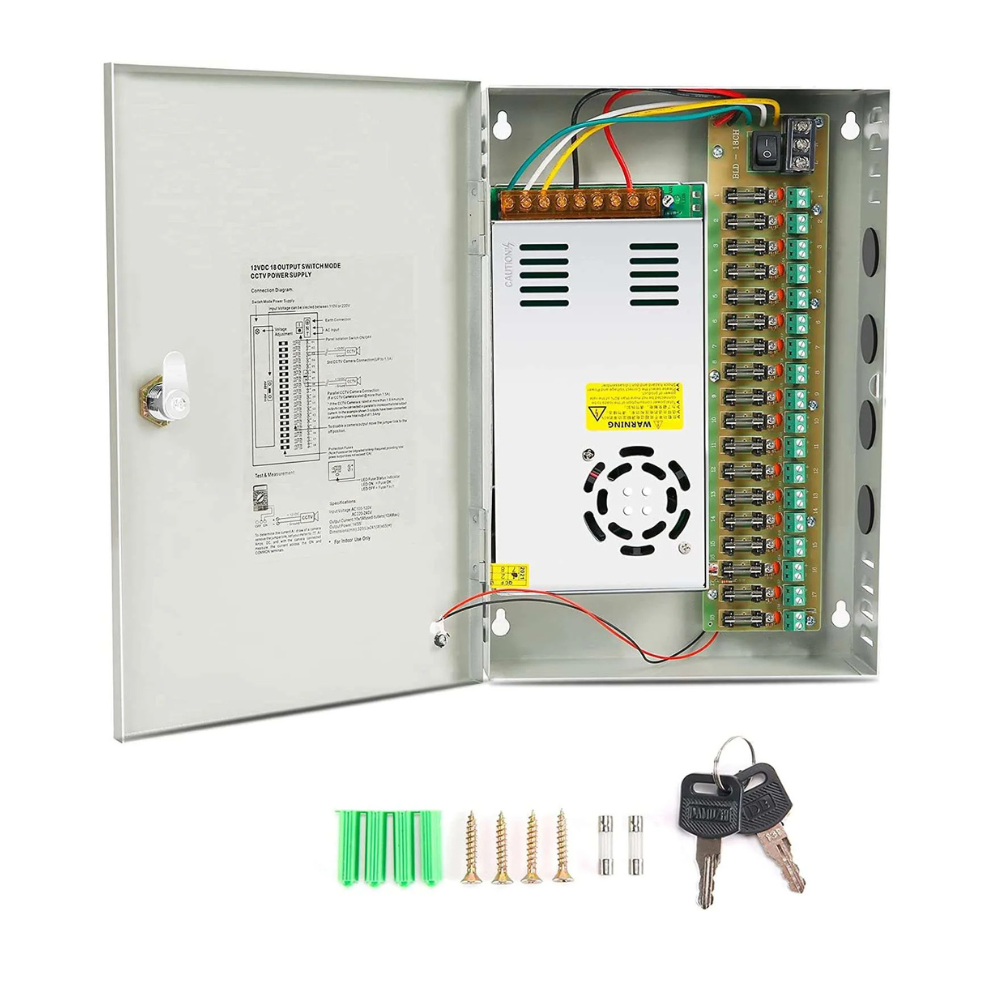 CCTV Closed Power Supply 12V 30Amps