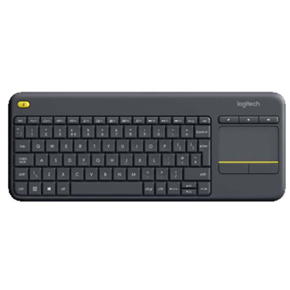 Logitech K400 Plus Wireless Keyboard with Touchpad - Black - 920-007145