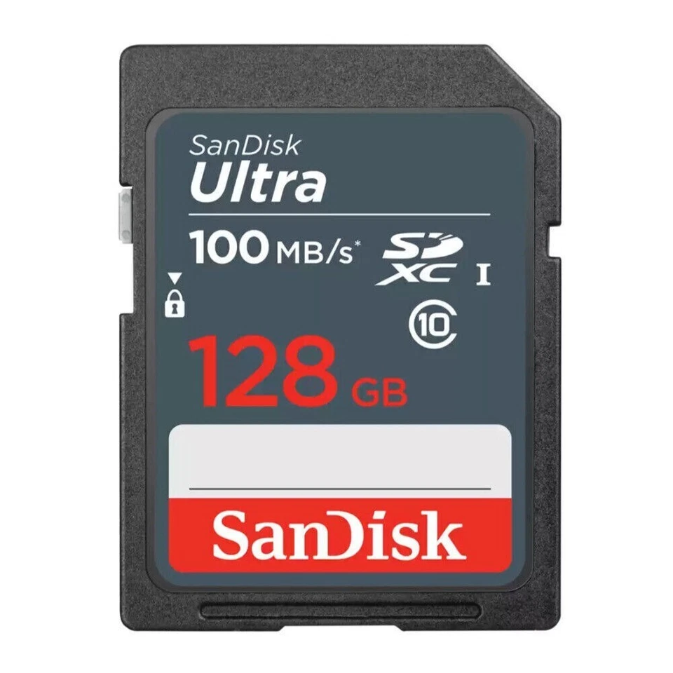 SanDisk Ultra 128GB SDXC Memory Card 100MB/s SDSDUNR-128G-GN3IN