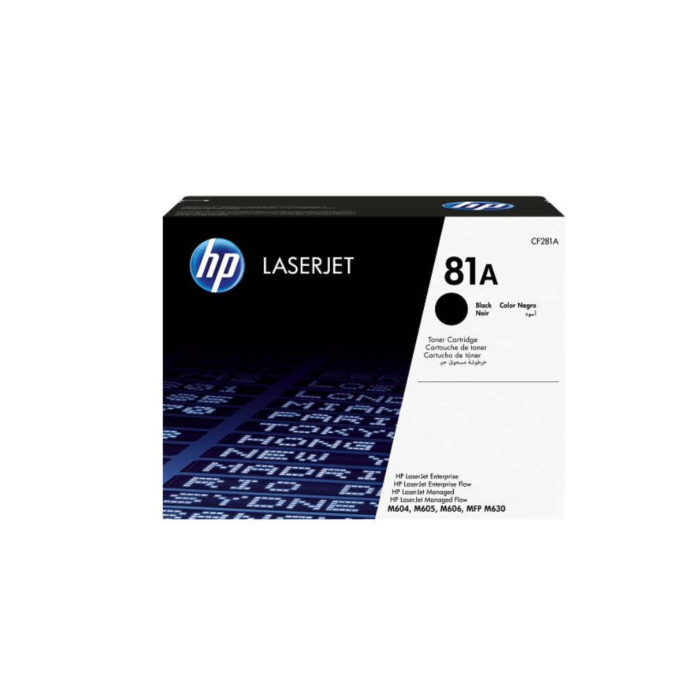 HP 81A CF281A Black Original LaserJet Toner Cartridge