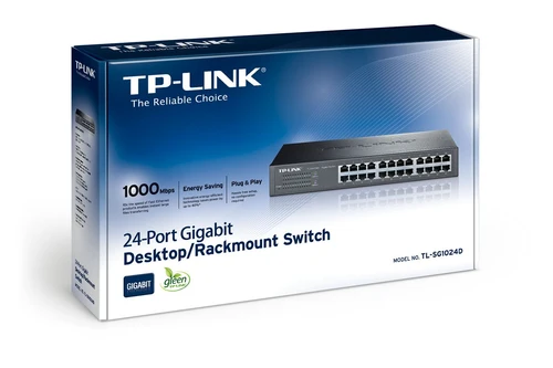 TP-Link 24-Port Gigabit Desktop/Rackmount Switch-TL-SG1024D