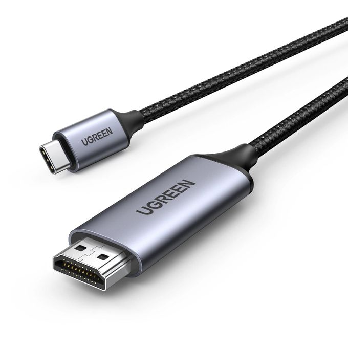 UGREEN USB-C to HDMI Male to Male Cable Aluminum Shell 1.5m Gray Black - MM142(UG-50570)