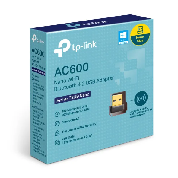 TP-Link Archer T2UB Nano AC600 Wi-Fi Adapter