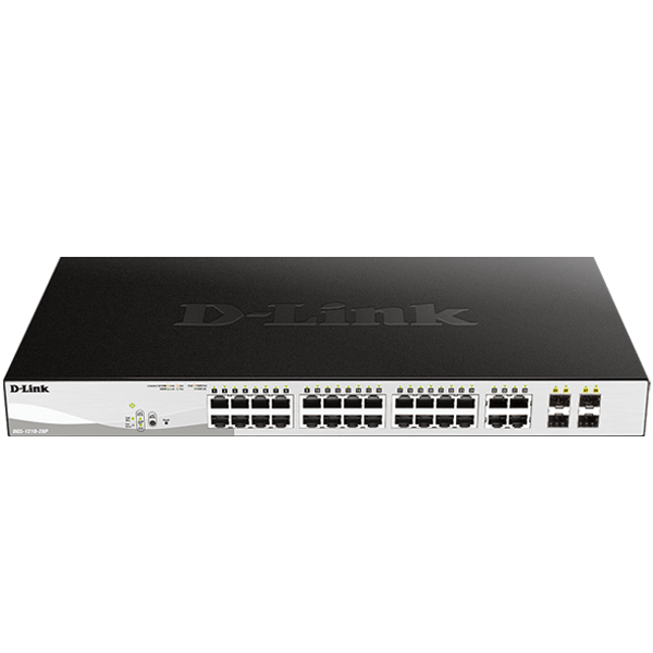 D-link DGS-1210-28P 28-Port Gigabit PoE Switch-DGS-1210-28P