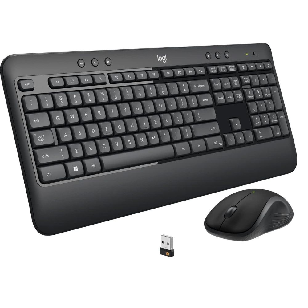 LOGITECH MK540 ADVANCED WIRELESS KEYBOARD & MOUSE COMBO – BLACK