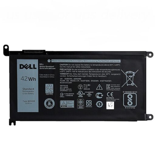 Dell 0WDX0R 03CRH3 11.4V 42Wh Original Battery