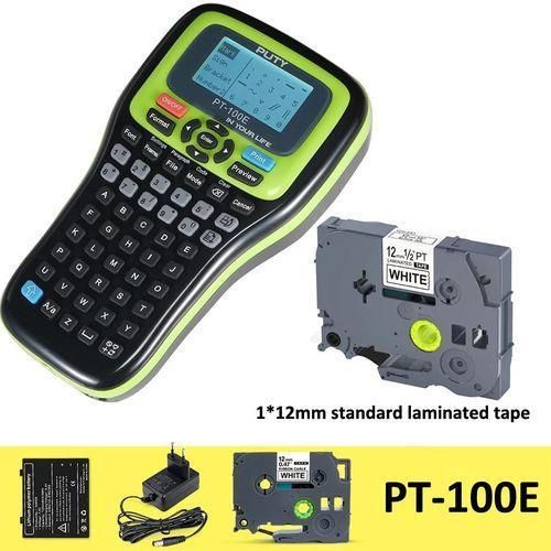 Puty PT-100E Portable Label Printer With Battery And Charger