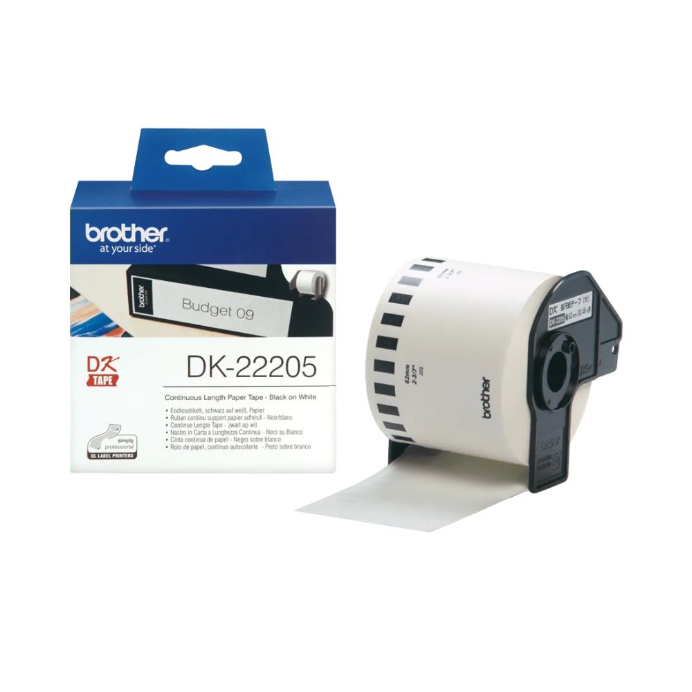 Brother DK22205  62MM X 30mm thermal label