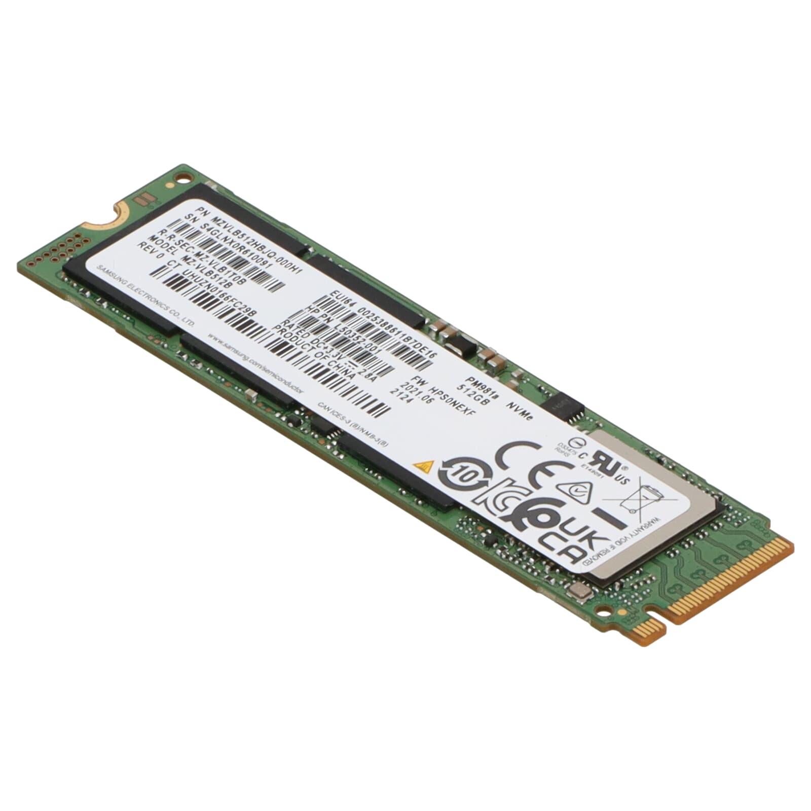 INTERNAL SSD M.2 PCIe Gen 3*4 NVMe 2280 - 512GB-GEN PCIe SSD 512GB