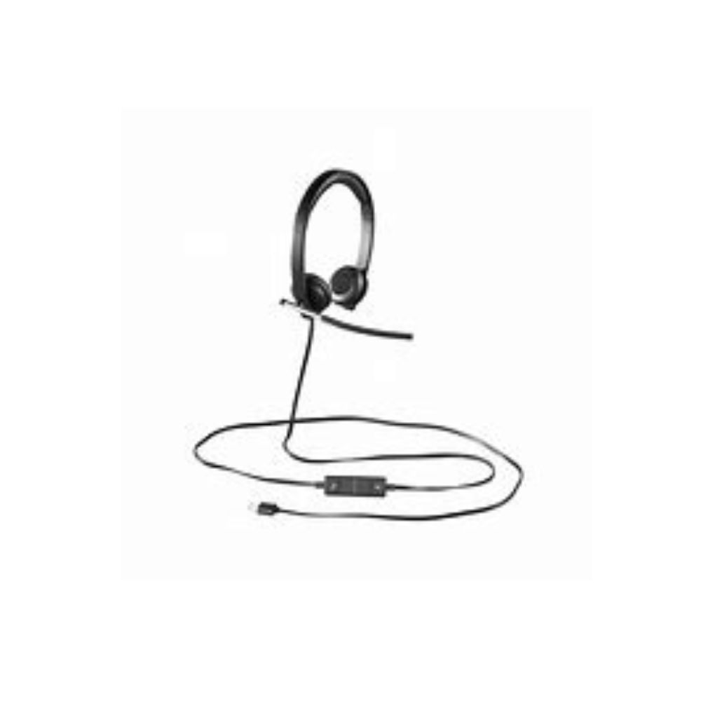 Logitech H650e Stereo USB-A Headset with Noise Cancelling Mic – Black