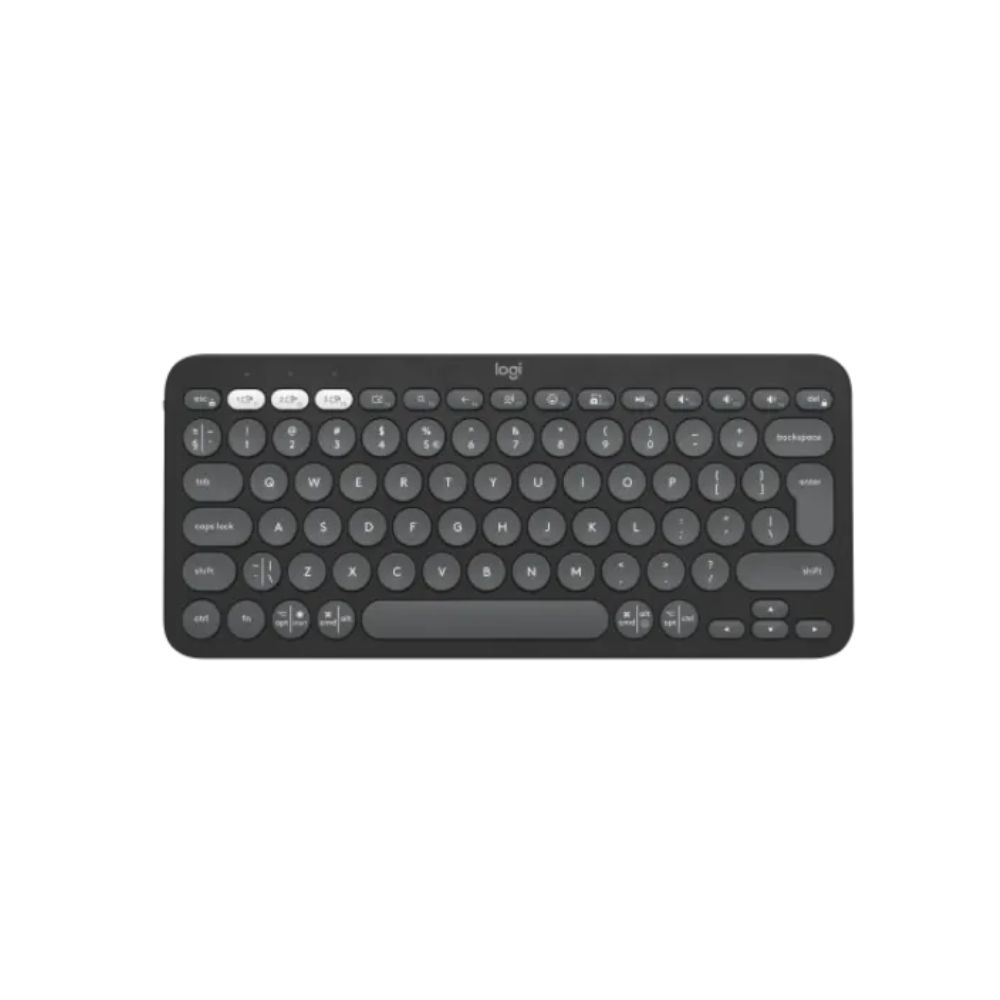Logitech K380S Multi-Device Bluetooth Keyboard Tonal Graphite