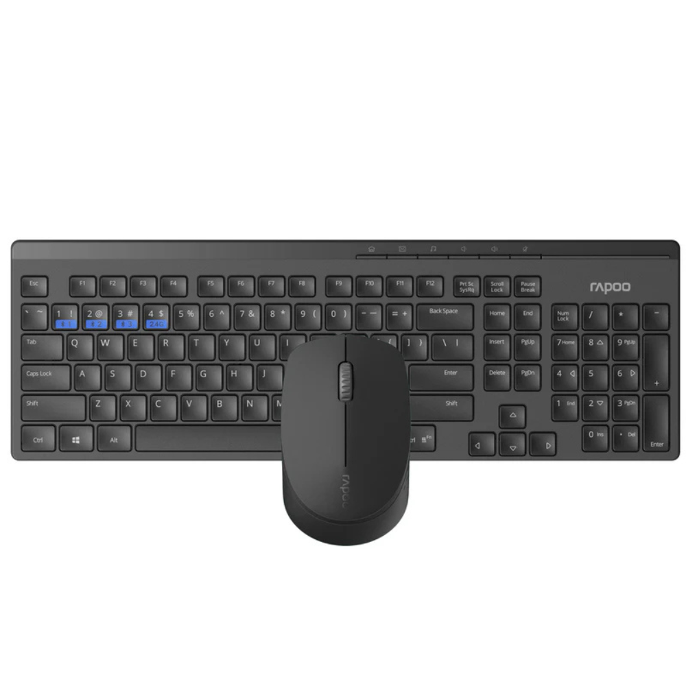 Rapoo Multi-Mode Wireless Keyboard & Mouse 8110M