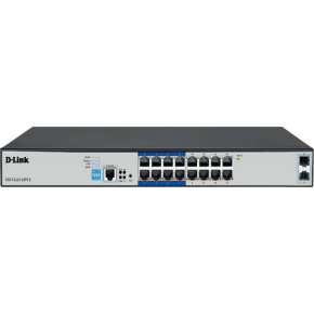 D-Link DGS-F1210-18PS-E 16-port Gigabit Long Range 250m PoE+ Smart Switch–DGS-F1210-18PS