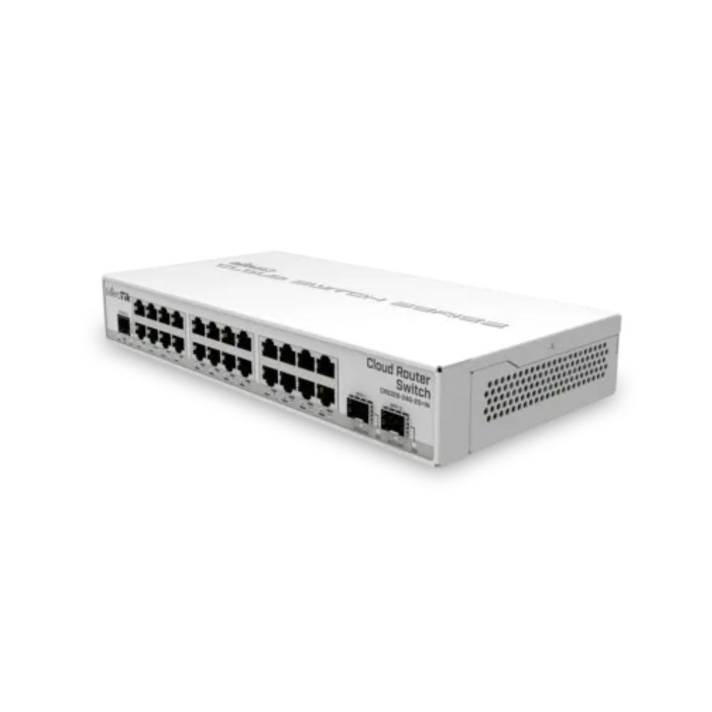 MikroTik (CRS326-24G-2S+RM) 24 Gigabit Port Switch with 2 x SFP