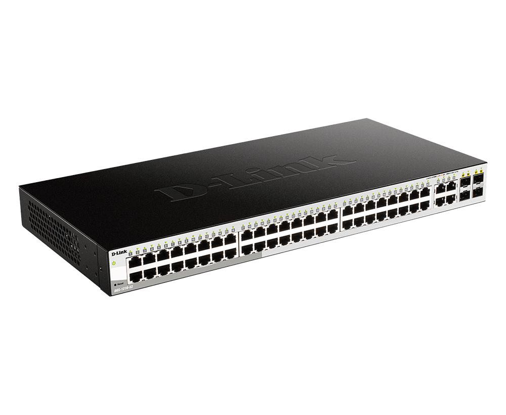 D-Link DGS-1210-52 52-Port Gigabit Smart Managed Switch Non-PoE