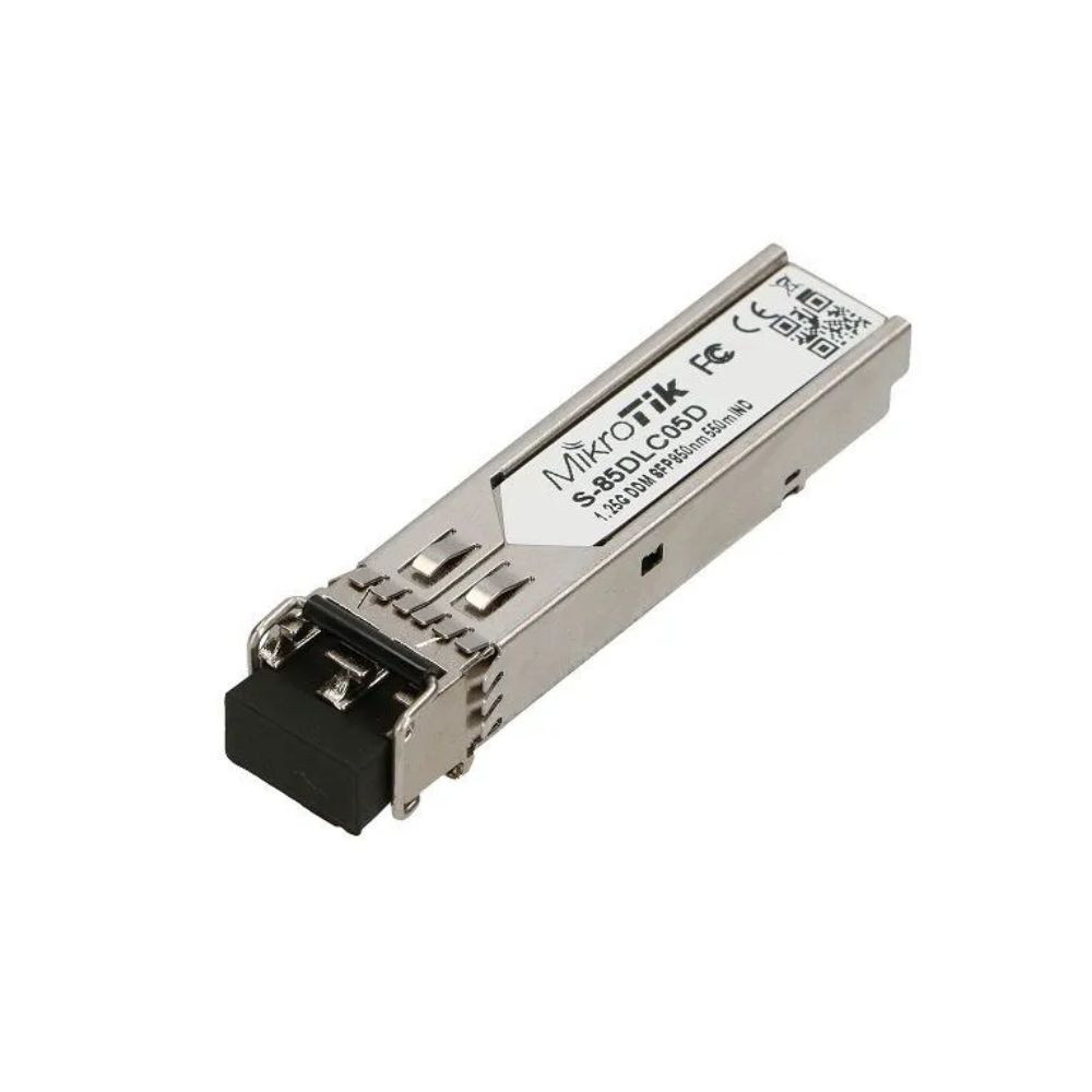 MikroTik S-85DLC05D 1.25G SFP Transceiver 850nm Dual LC Connector