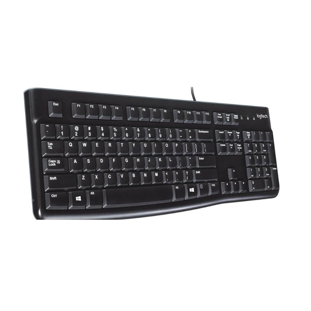 Logitech K120 Wired Keyboard - Black - 920-002508