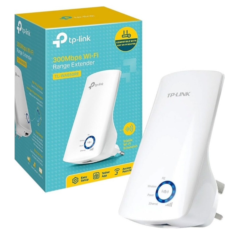 TP-Link N300 Wi-Fi Range Extender -TL-WA850RE