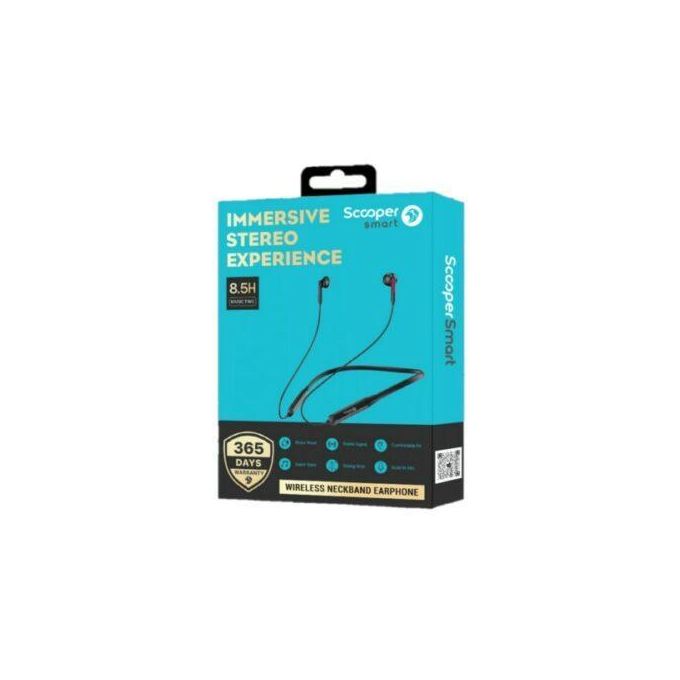 S22-EN1 SCOOOPER SMART  BLUETOOTH NECKBAND EARPHONE