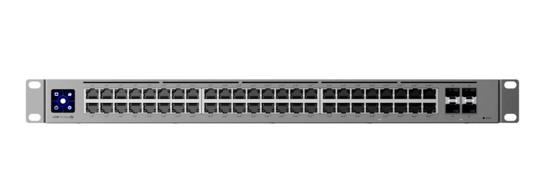 Ubiquiti UniFi Switch Pro Max 48 PoE Multi-Gig Etherlighting 4x 10G SFP+ 720W USW-Pro-Max-48-PoE