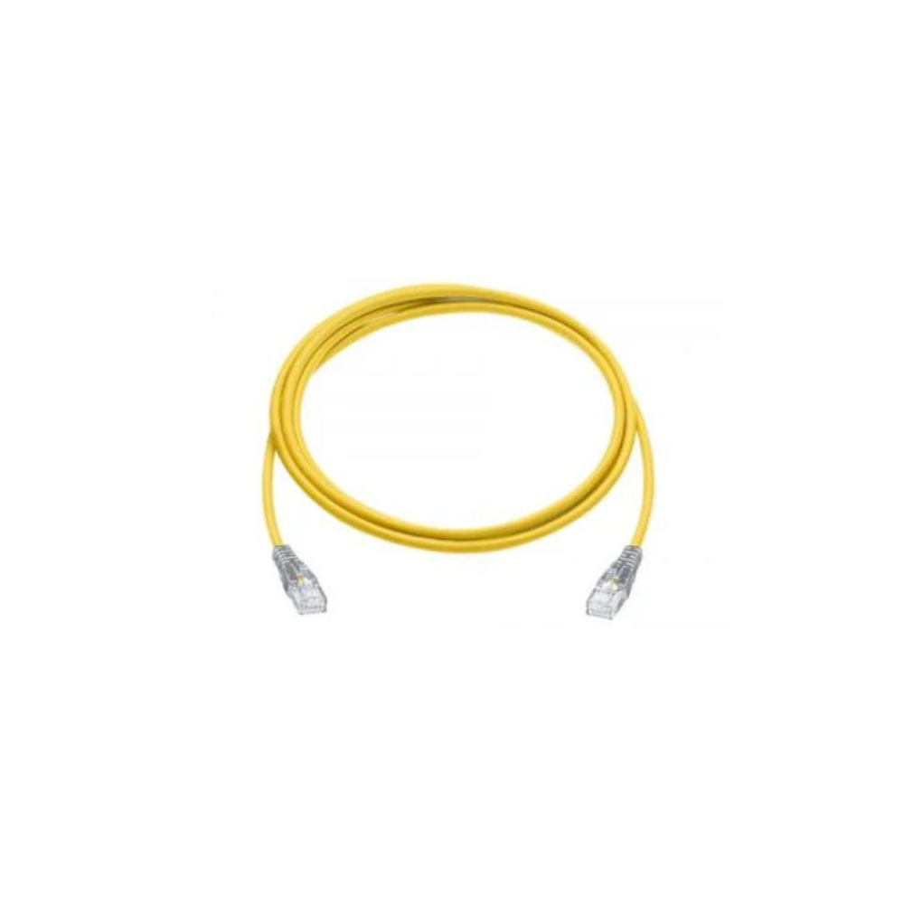 D-Link Cat6A 10G 3M UTP Patch Cord Yellow NCB-6AUYELR1-3