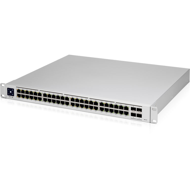 UniFi Switch Pro 48 PoE (40) GbE PoE+(8) GbE PoE+ (4) 10G SFP+ 600W