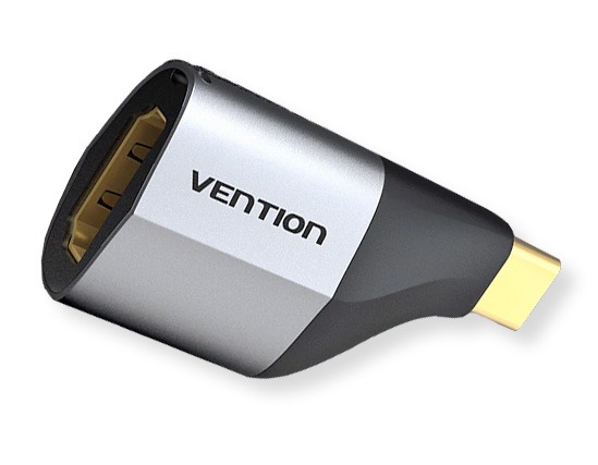 Vention Type-C to DP Adapter Gray Metal Type-TCCHO