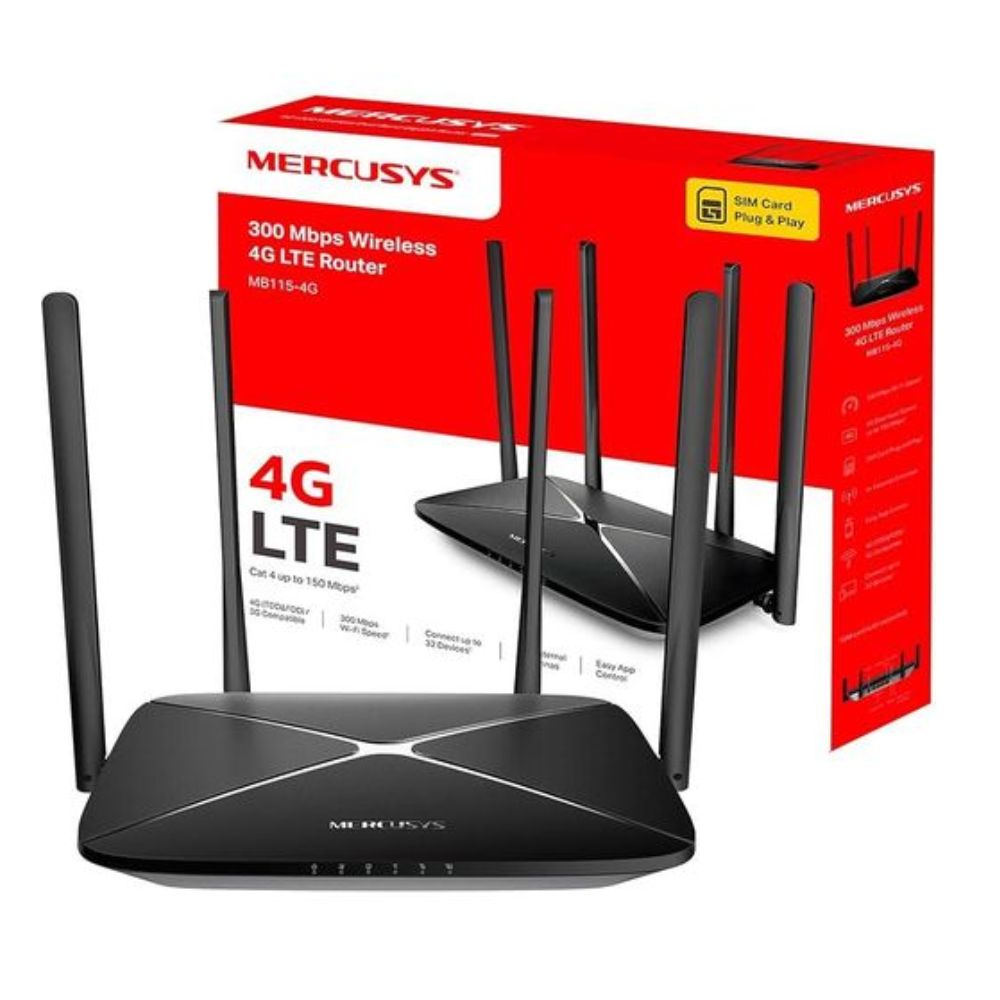 Mercusys MB115-4G 4G LTE Mobile Wi-Fi Router