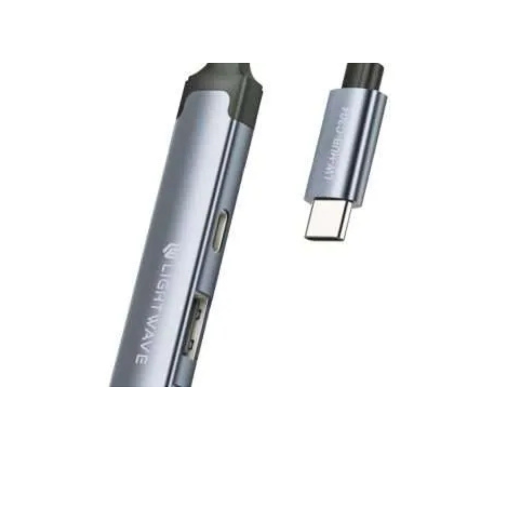 Light Wave 4-in-1 USB-C Hub Adapter (LW-HUB-C304)