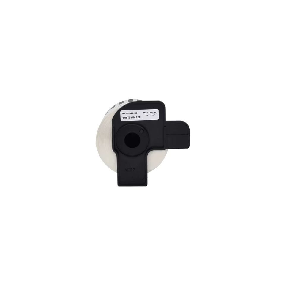 Brother DK-2210 29mm x 30.48m Continuous Paper Roll Black on White
