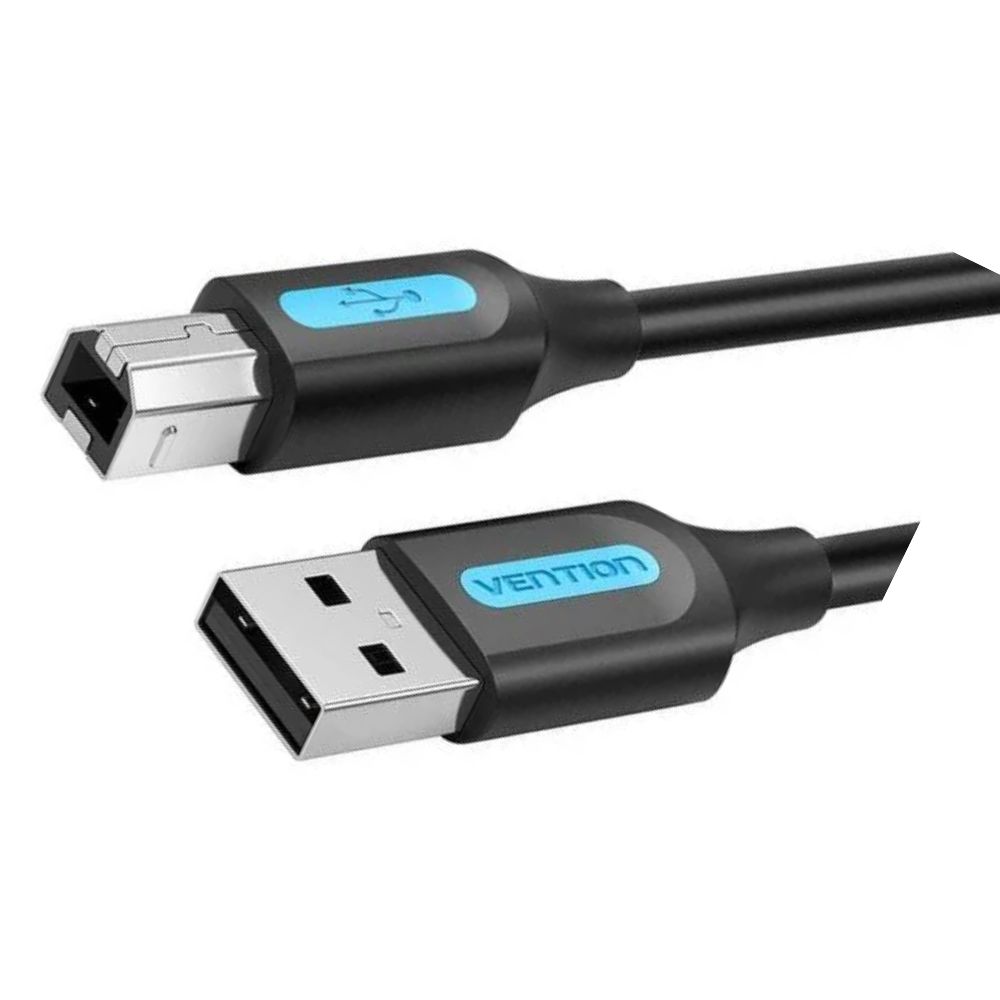Vention USB2.0 Printer Cable 5M Black- VEN VAS-A16-B500