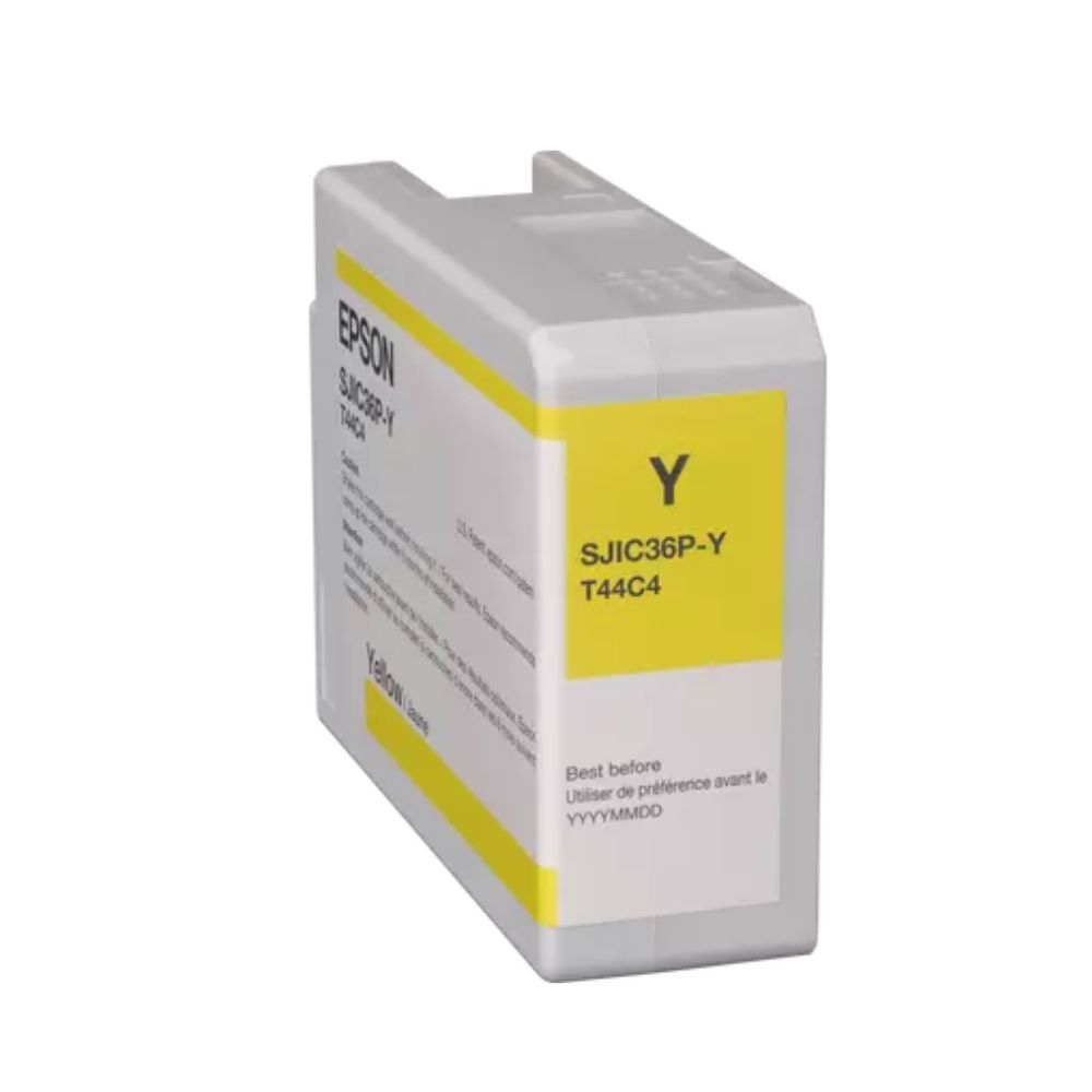 EPSON SJIC42P-Y C4000 YELLOW INK-EP-C13T52M440