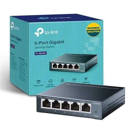 TP Link Litewave 5 Port Gigabit Ethernet Switch