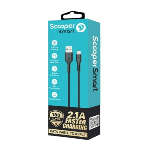 Scooper Smart SDT-04A Apple cable 1m  2.1A
