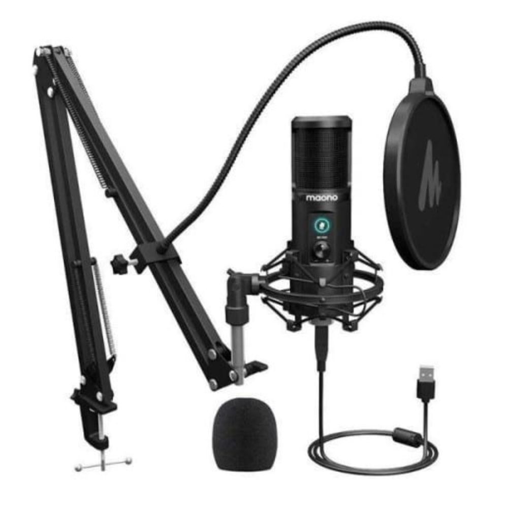 Maono AU-PM421  Podcasting USB Condenser Microphone Kit (PM421)