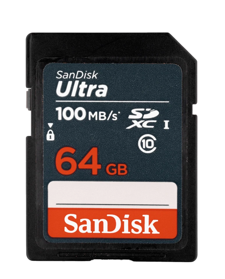 SanDisk Ultra 64GB SDXC Memory Card 100MB/s SDSDUNR-064G-GN3IN