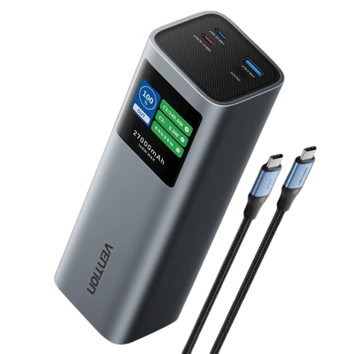 Vention 27000mAh Power Bank (USB-C + USB-C/USB-C/USB-A)-FKEH0