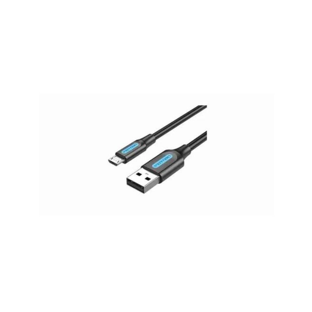 Vention USB 2.0 A Male to 2-in-1 Micro-B Male Cable 1.5M Black PVC VEN CQDBG