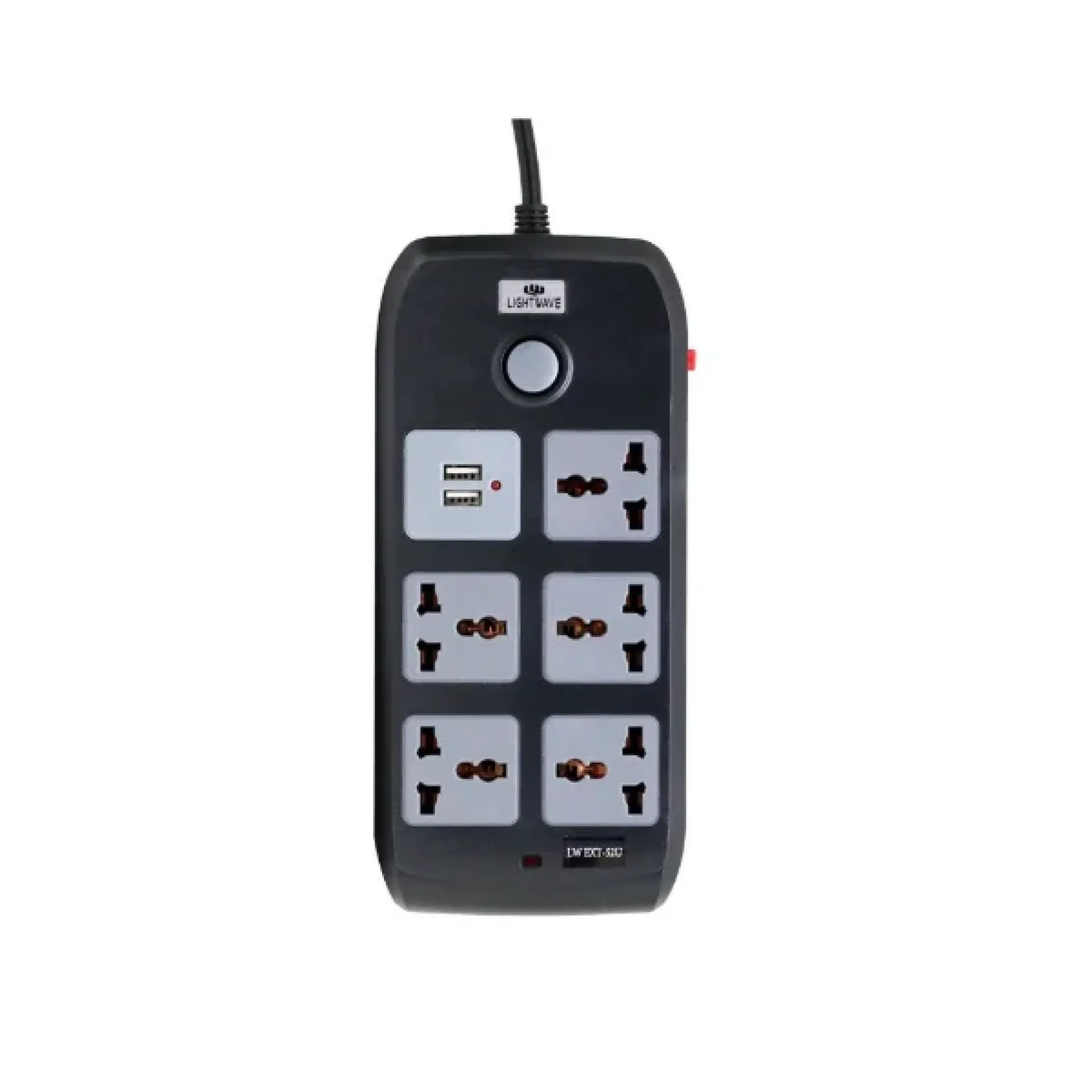 Lightwave Power Extension 5 Universal Socket 2 USB – LW EXT-52U