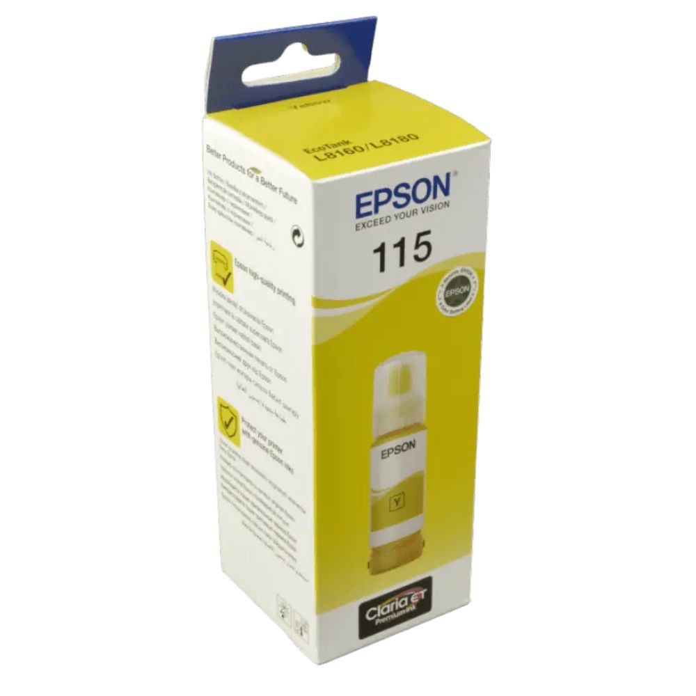INK CART EPSON 115 Yellow for L8160 and L8180 - 70ml - C13T07D44A