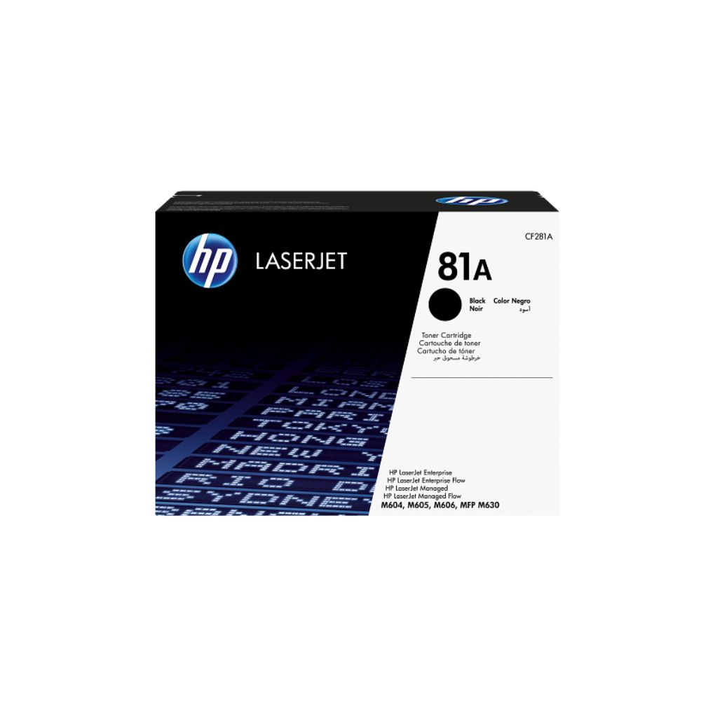 HP 81A CF281A Black Original LaserJet Toner Cartridge