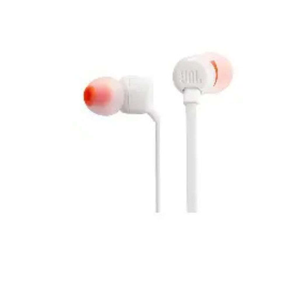JBL Tune 110 Earphones-White JBLT110WHT